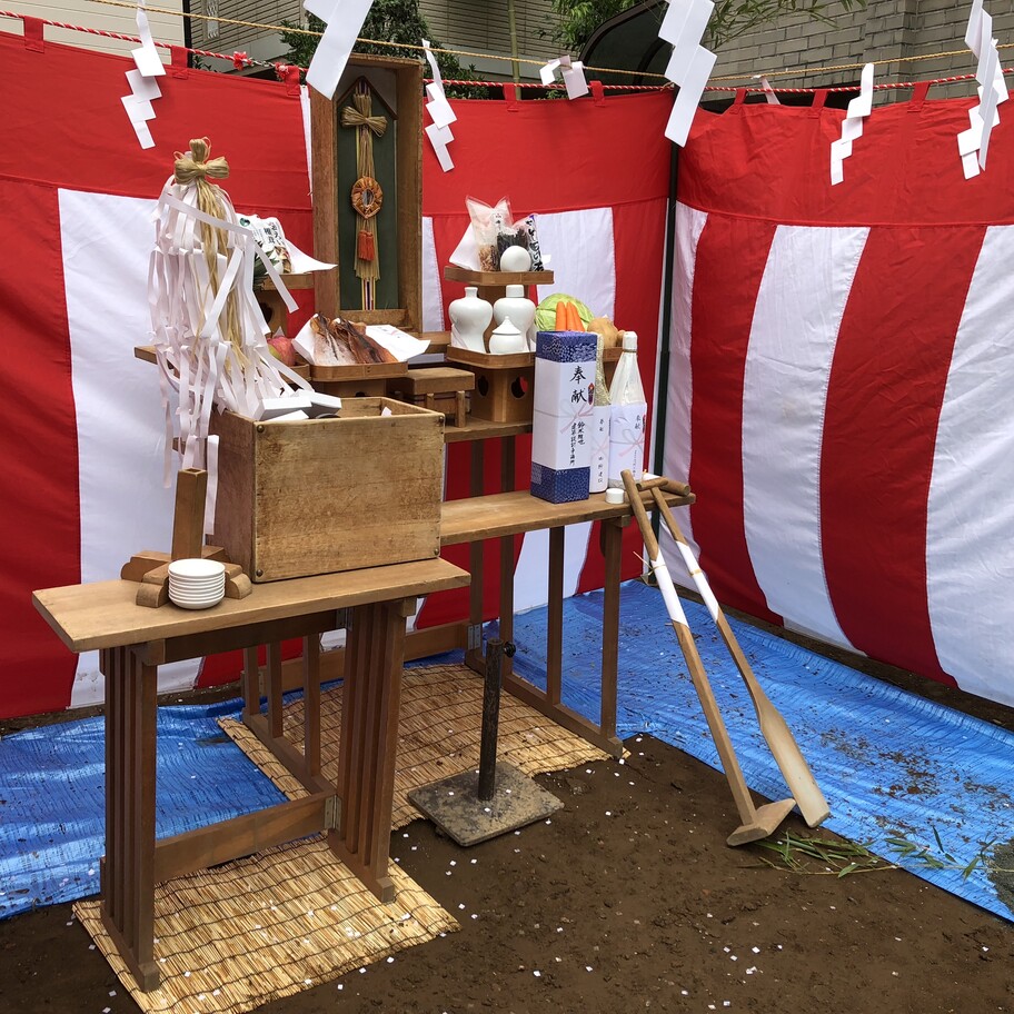 市ヶ谷の家 地鎮祭