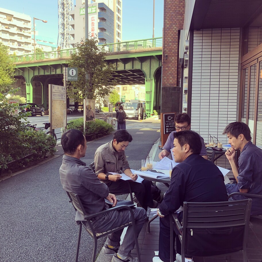 市ヶ谷の家 現場 1