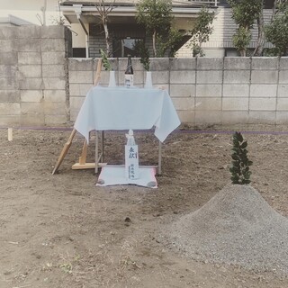 池上の家 地鎮祭