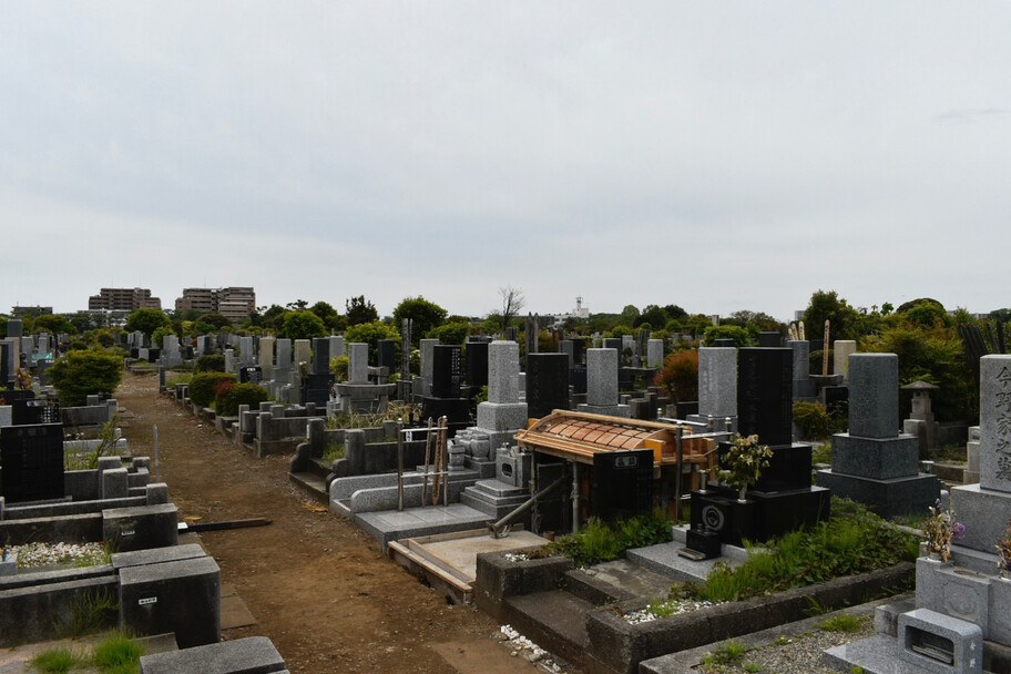 墓地 現場1